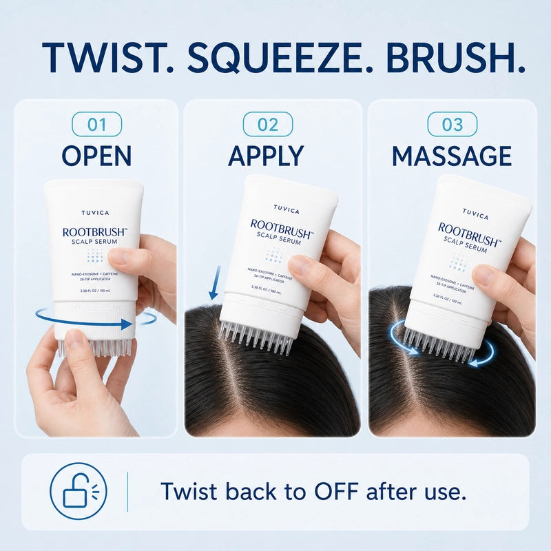Tuvica RootBrush Scalp Serum