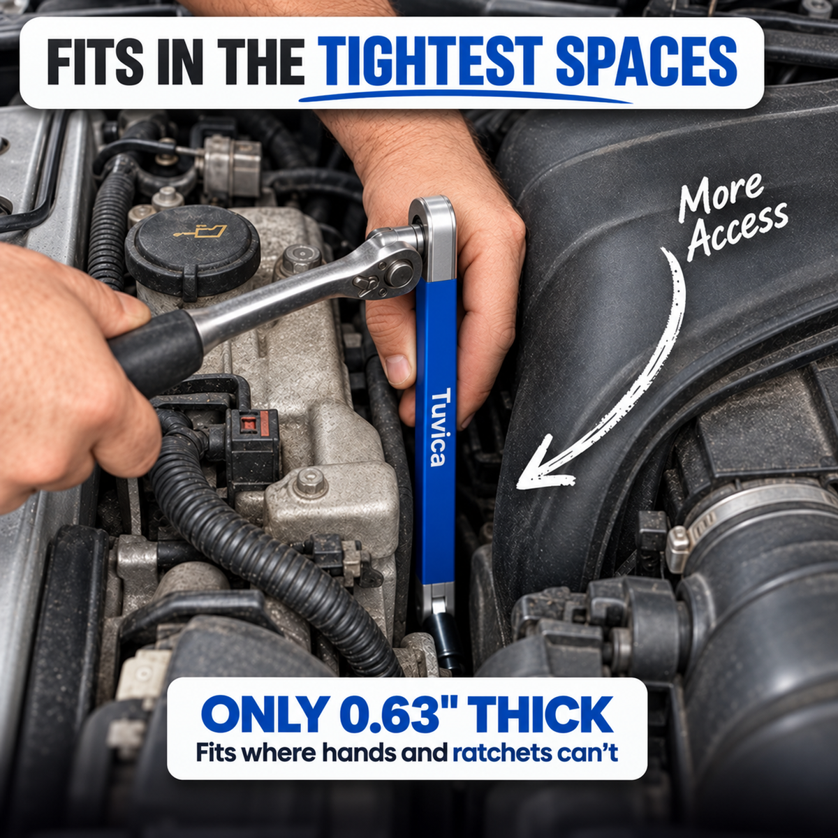 Tuvica® Stainless Steel Offset Extension