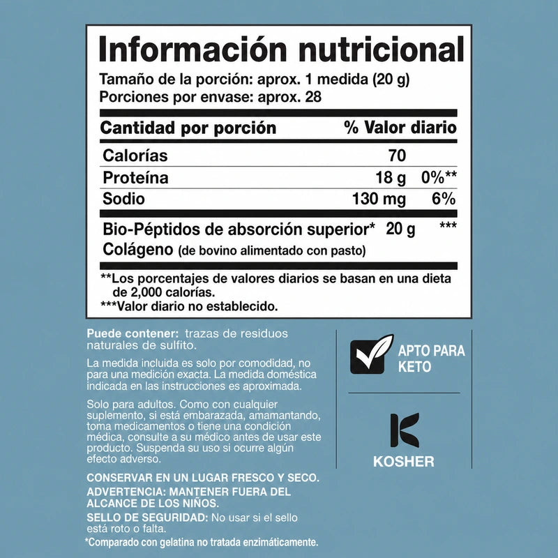Proteína de colágeno Bio-Péptidos