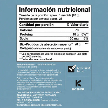 Proteína de colágeno Bio-Péptidos