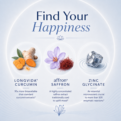 Saffron Extra Powerful 3 in 1 Mood & Stress Support