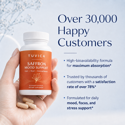 Saffron Extra Powerful 3 in 1 Mood & Stress Support