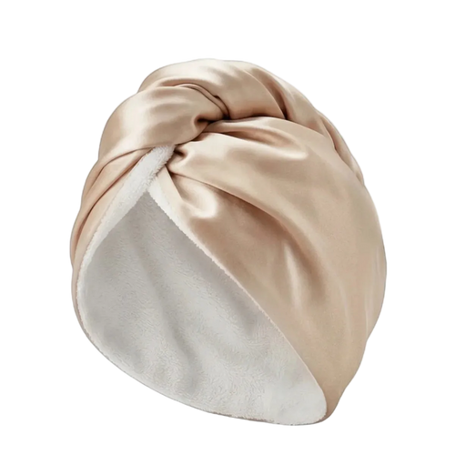Silk hair towel