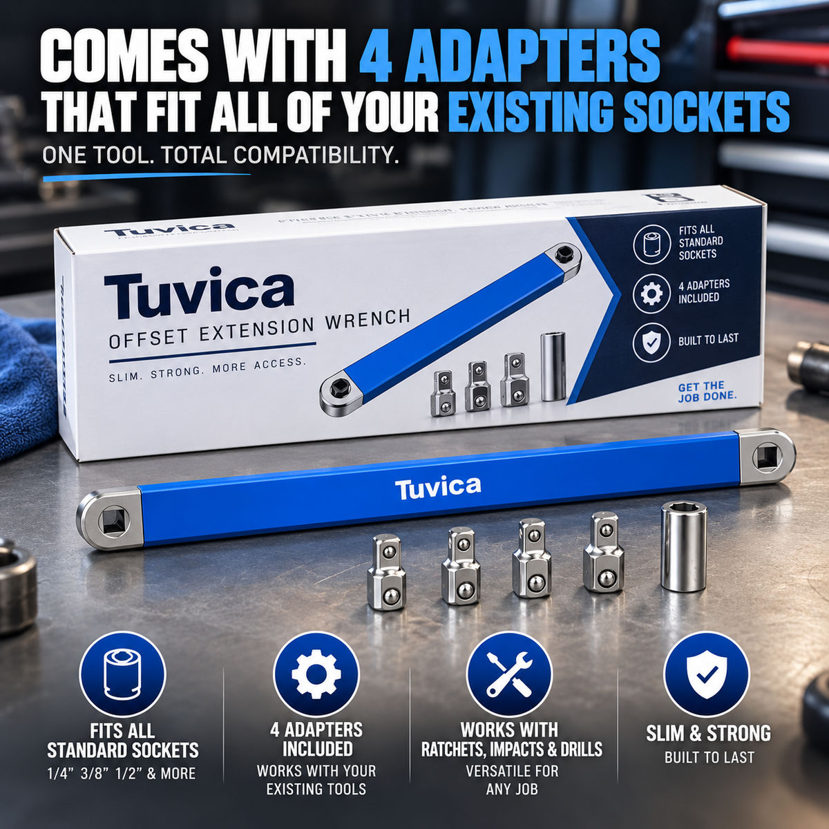 Tuvica® Stainless Steel Offset Extension
